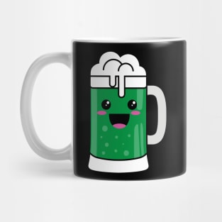 Kawaii Cute Green Beer Mug